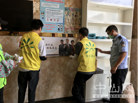 阜沙鎮(zhèn)禁毒信息〔2020〕第121期--阜沙禁毒宣傳進場所，鞏牢全民“防毒墻”（2020.8.16）